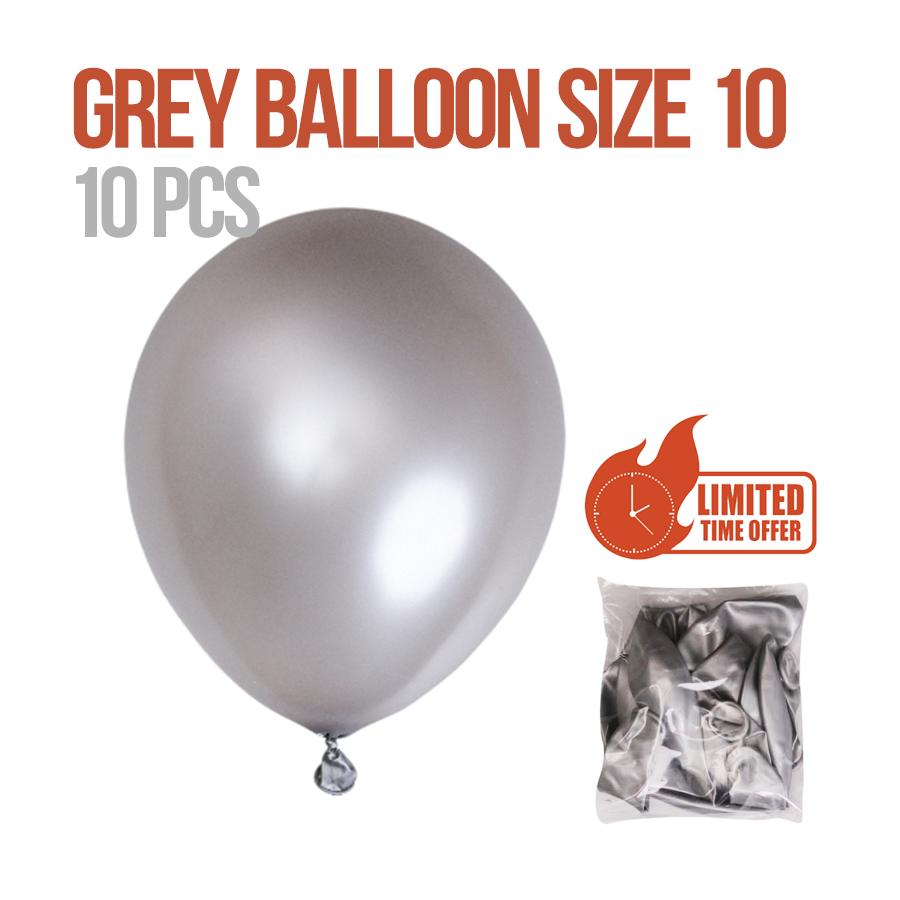 Gray Balloon s10 x 10